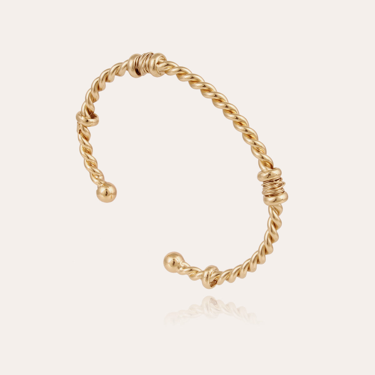 gas-bijoux-bracelet-jonc-torsade-large-dor image 2