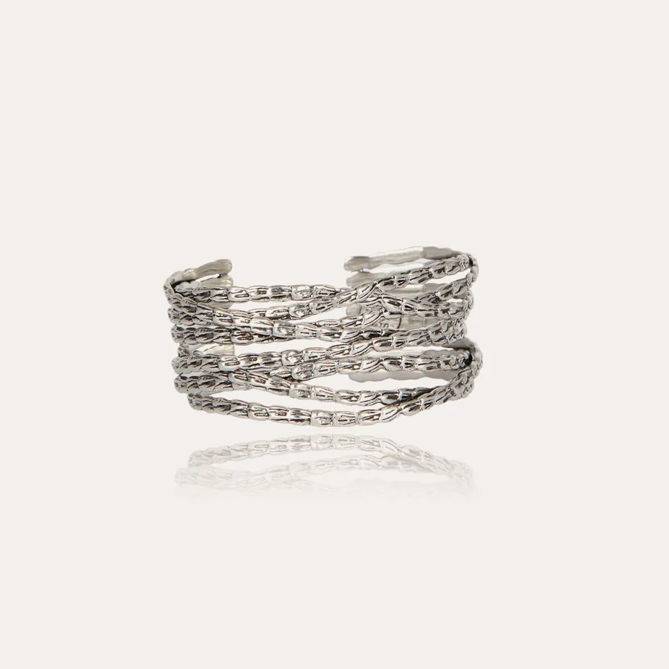 gas-bijoux-bracelet-manchette-liane-petit-mod-le-argent image 1