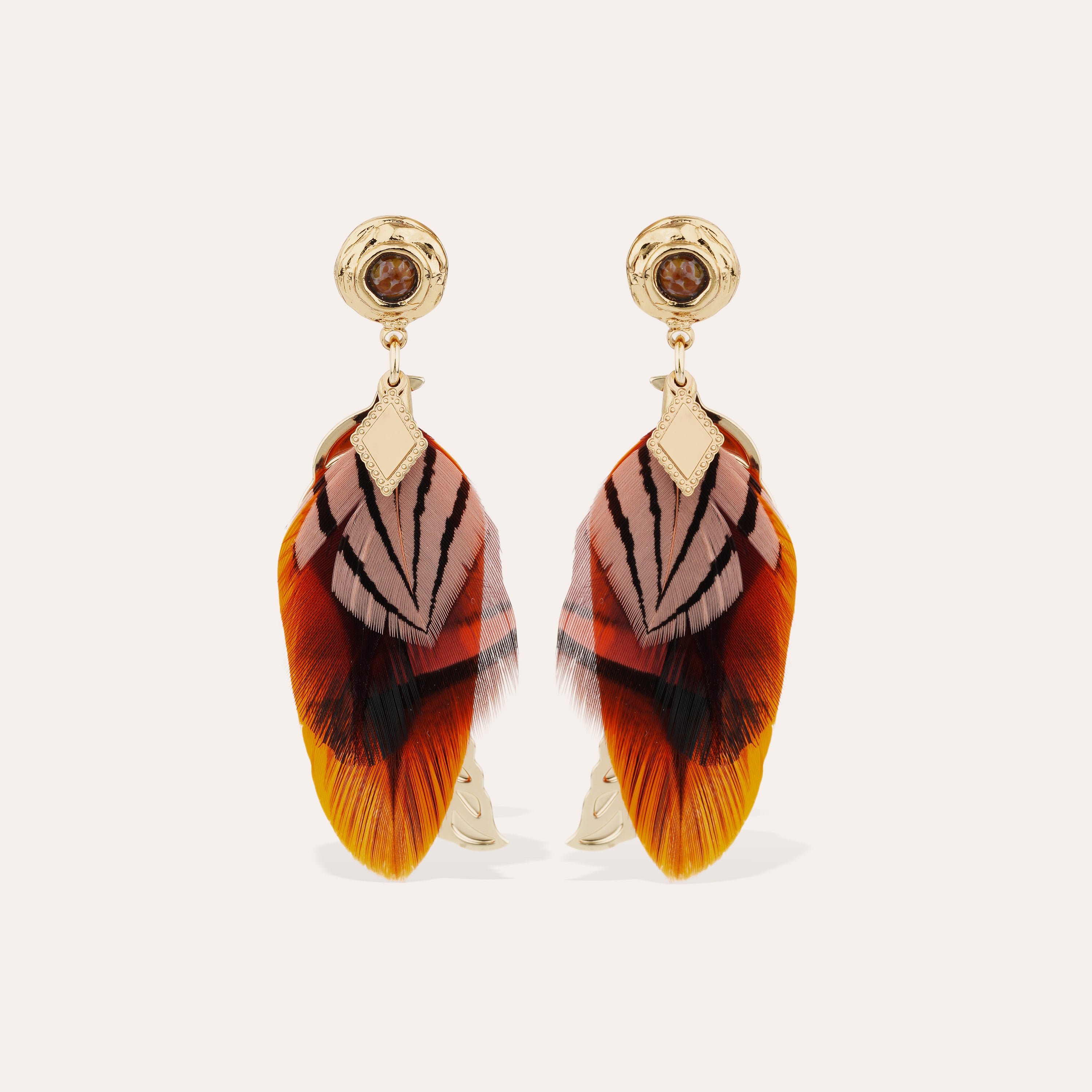 gas-bijoux-boucles-d-oreilles-sao-pendantes-dor-es-plume image 1