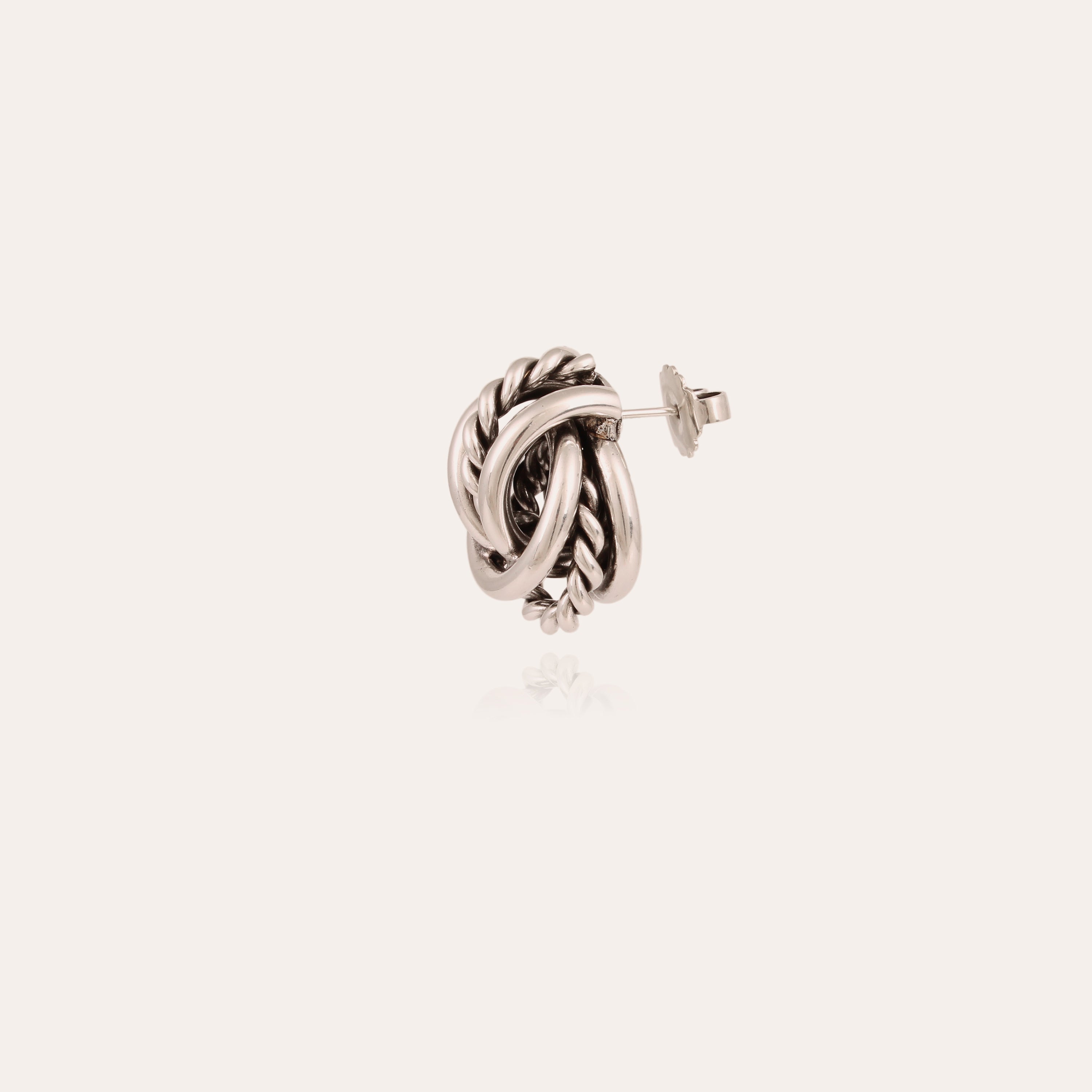 gas-bijoux-boucles-d-oreilles-lilou-argent-es-anneaux-lisses-et-torsad-s image 4