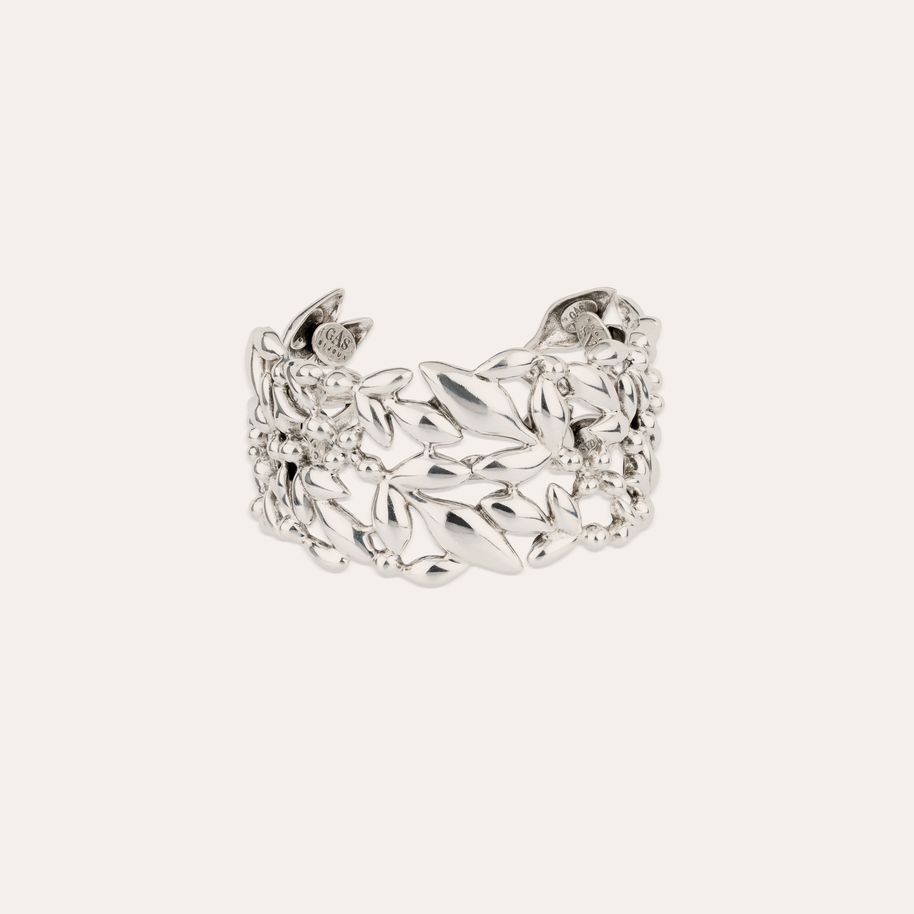 gas-bijoux-bracelet-manchette-olea-argent image 1