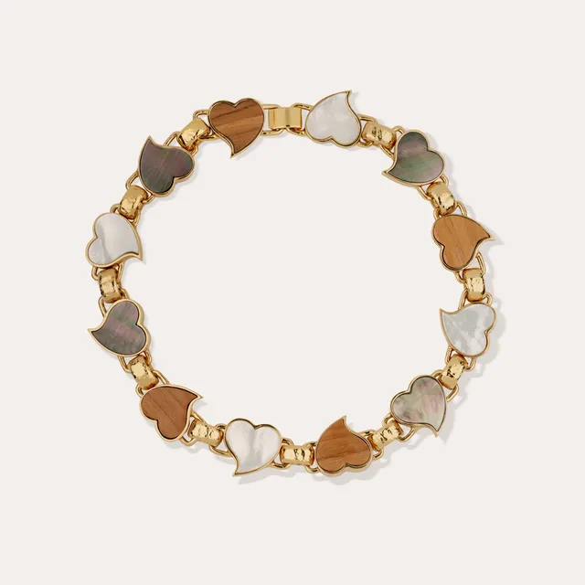 gas-bijoux-collier-mirage-coeur-multi-bois-nacre image 1