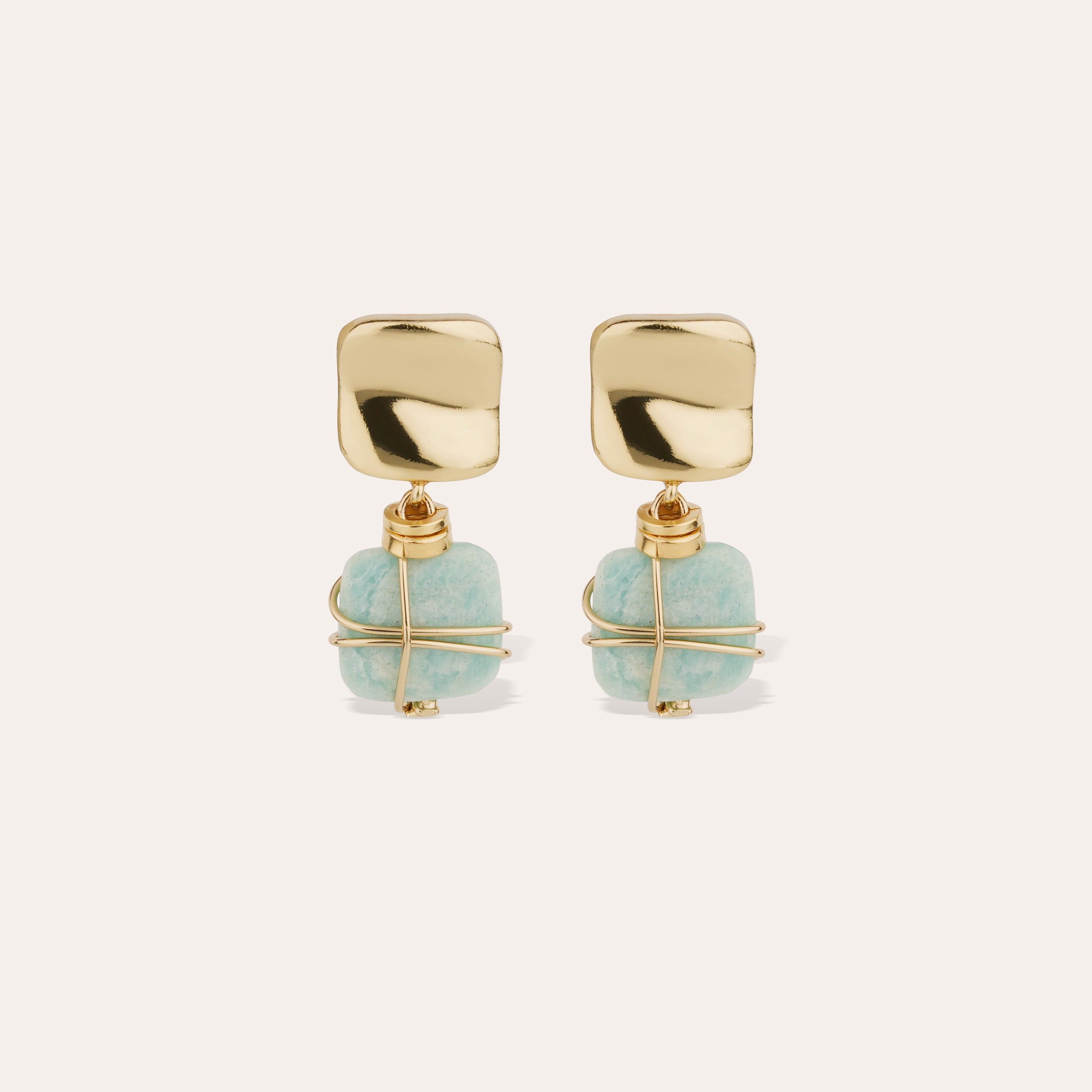 gas-bijoux-boucles-d-oreilles-rainbow-square-petit-mod-le-amazonite image 1