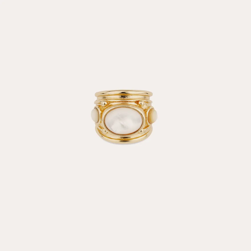 gas-bijoux-bague-simone-nacre-blanche image 1