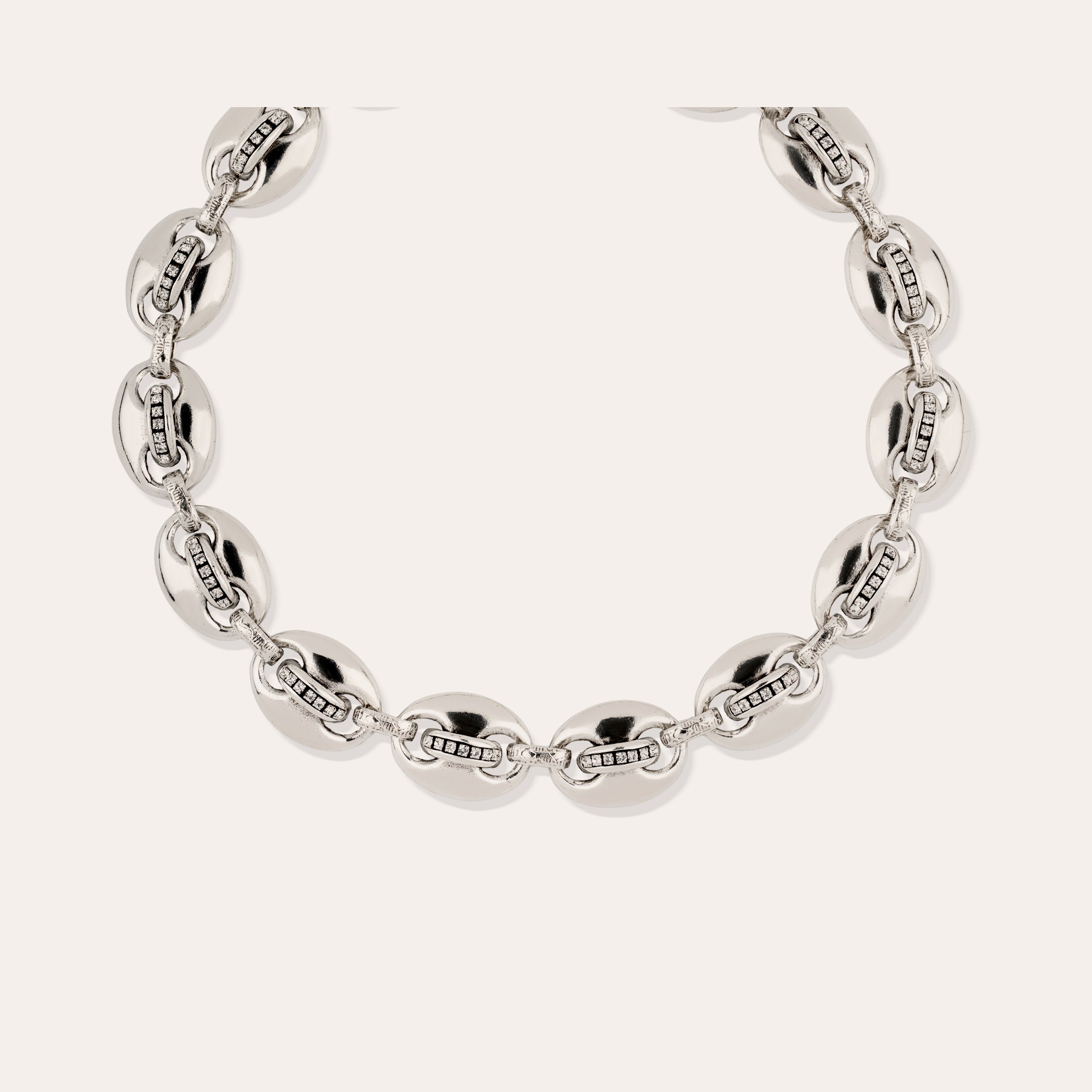 gas-bijoux-collier-cophea-strass-mini-argent-maille-marine-45-cm image 3