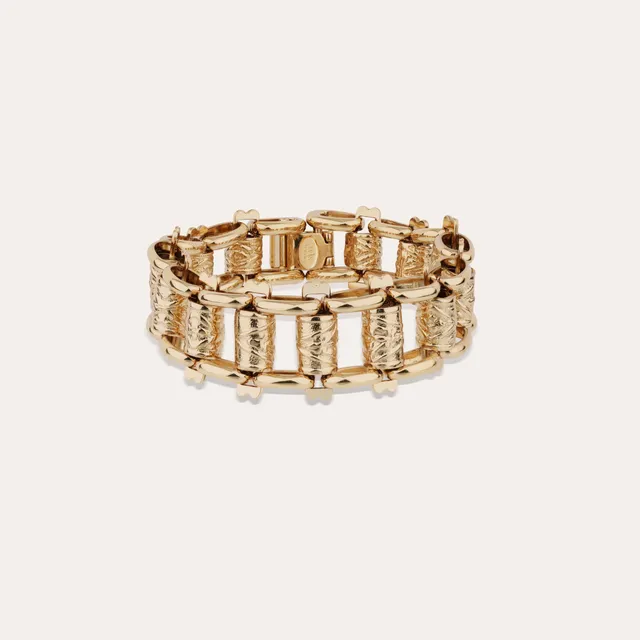 gas-bijoux-kamino-bracelet-dor-maille-large-anneaux-grav-s image 1