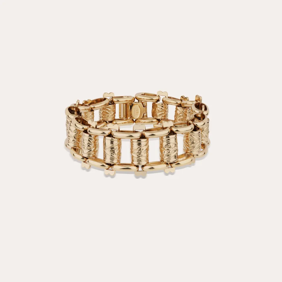 gas-bijoux-kamino-bracelet-dor-maille-large-anneaux-grav-s image 1
