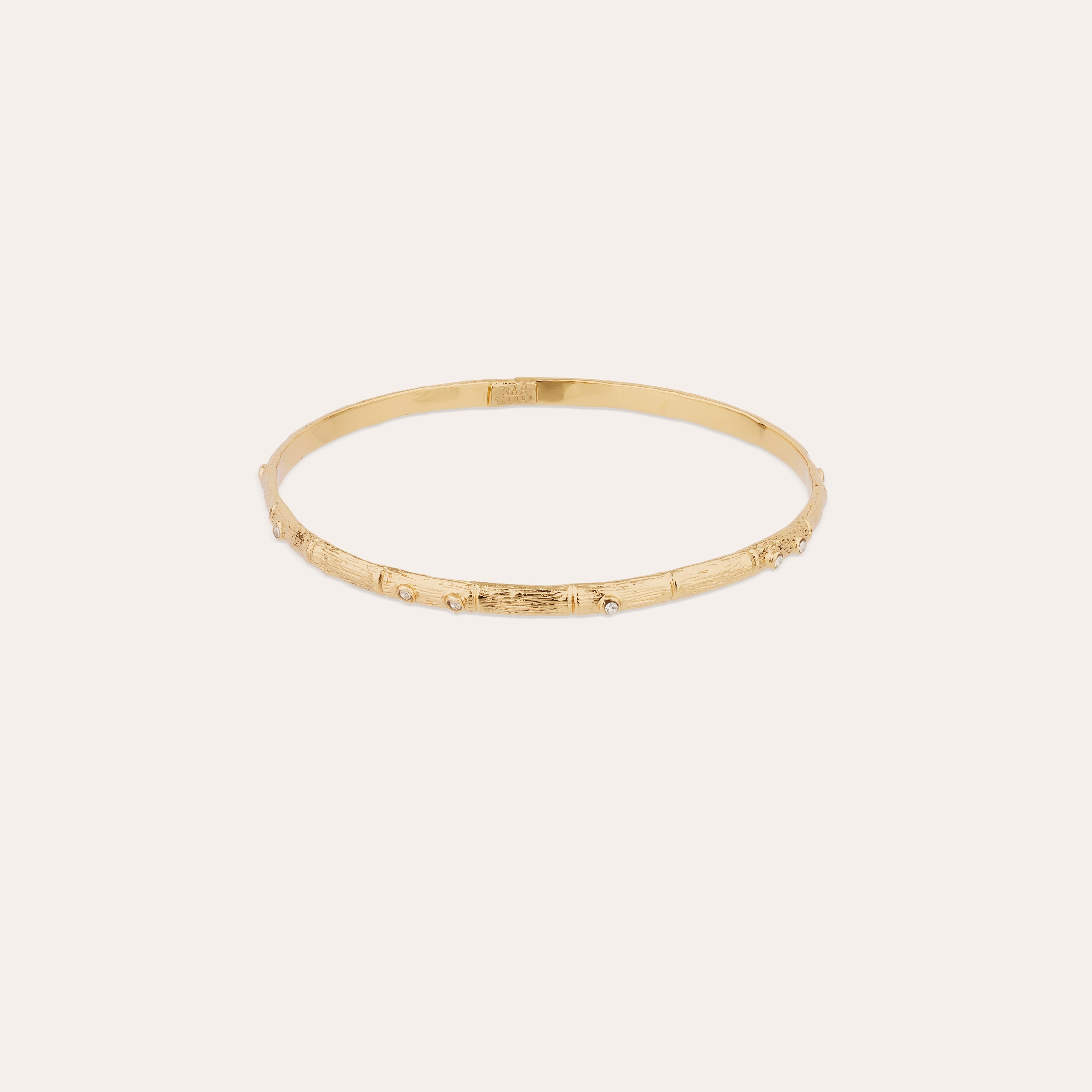 gas-bijoux-bambini-bracelet-jonc-fin-dor-l-or-fin-strass image 1