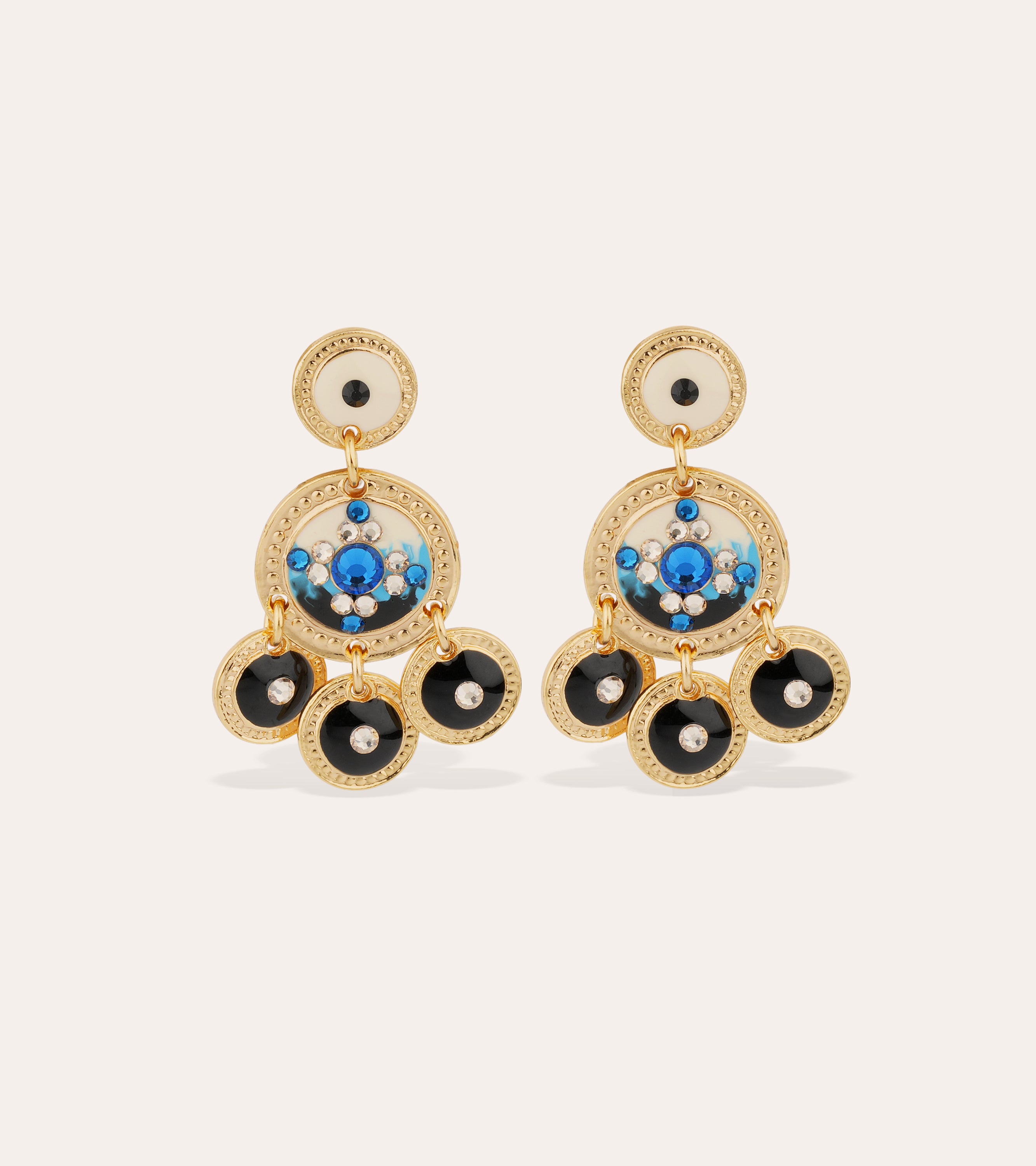 gas-bijoux-boucles-d-oreilles-sequin-deux-rangs image 1