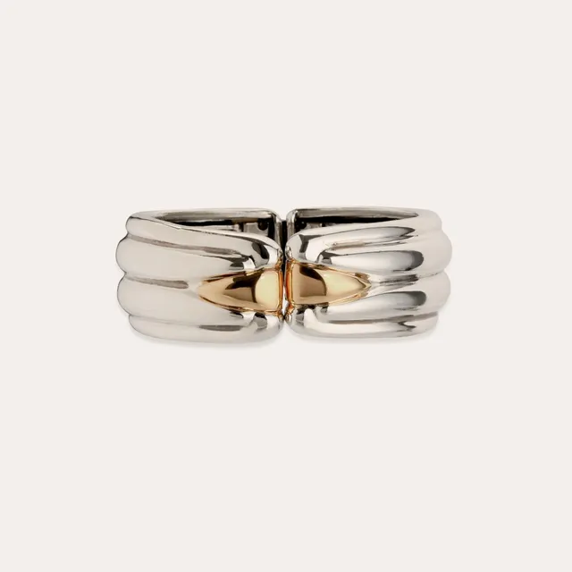 gas-bijoux-cume-bracelet-bicolore-argent-fermoir-aimant image 1