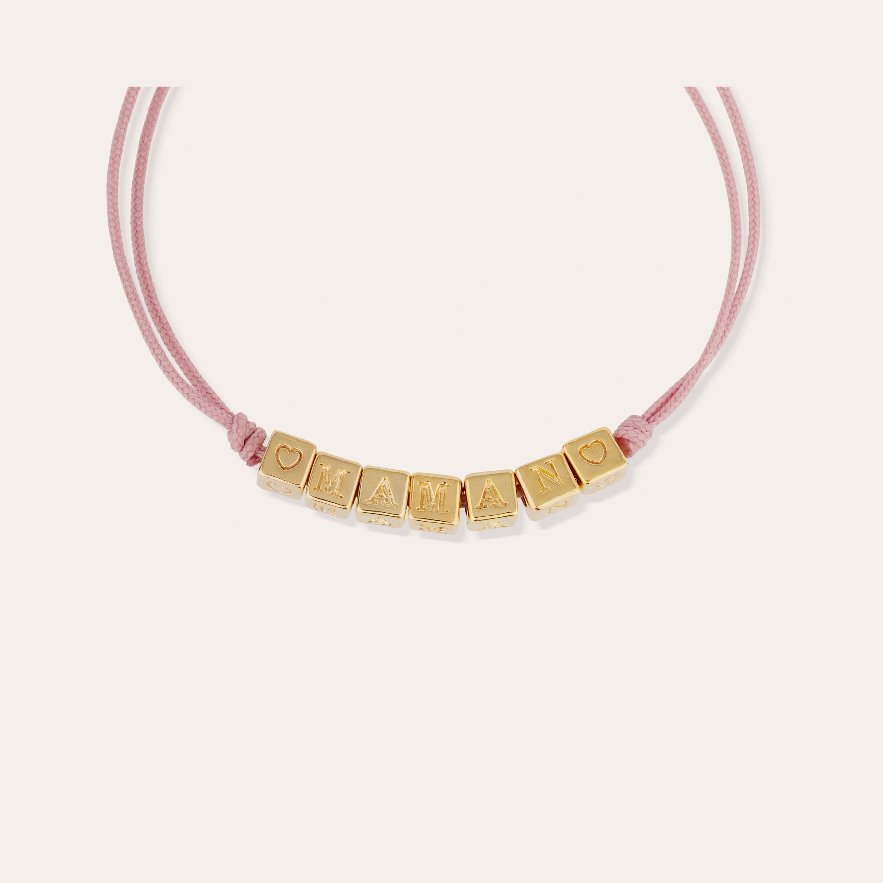 gas-bijoux-bracelet-maman-cubes-dor-ajustable image 2