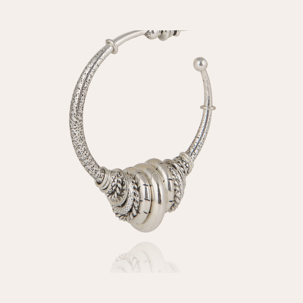 gas-bijoux-maranzana-boucles-d-oreilles-cr-oles-argent-es-martel-es image 2