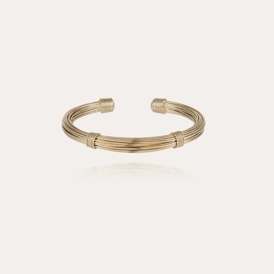 gas-bijoux-bracelet-ariane-large-dor-l-or-fin-jonc-en-fils-m-talliques-taille-aj image 1