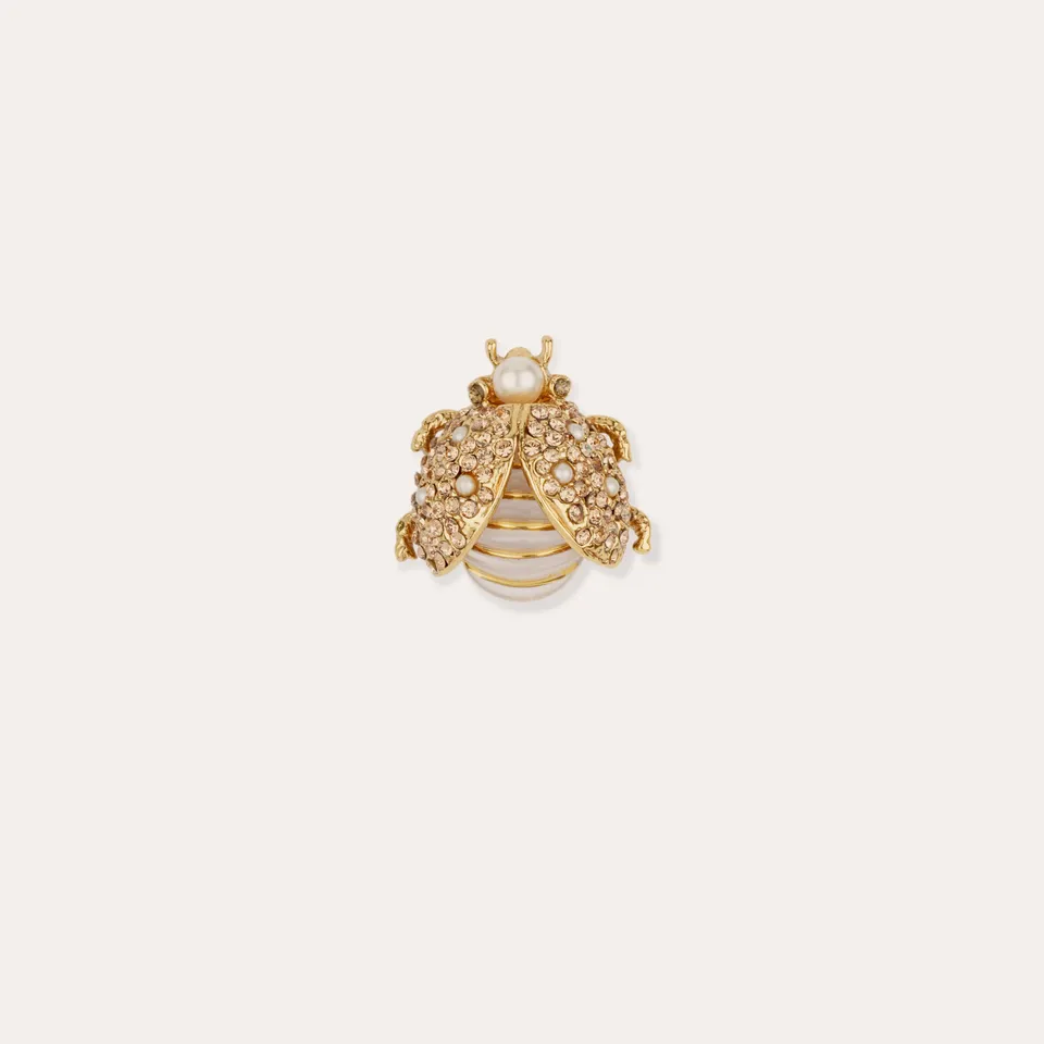 gas-bijoux-broche-coccinelle-dor-e-l-or-fin image 1