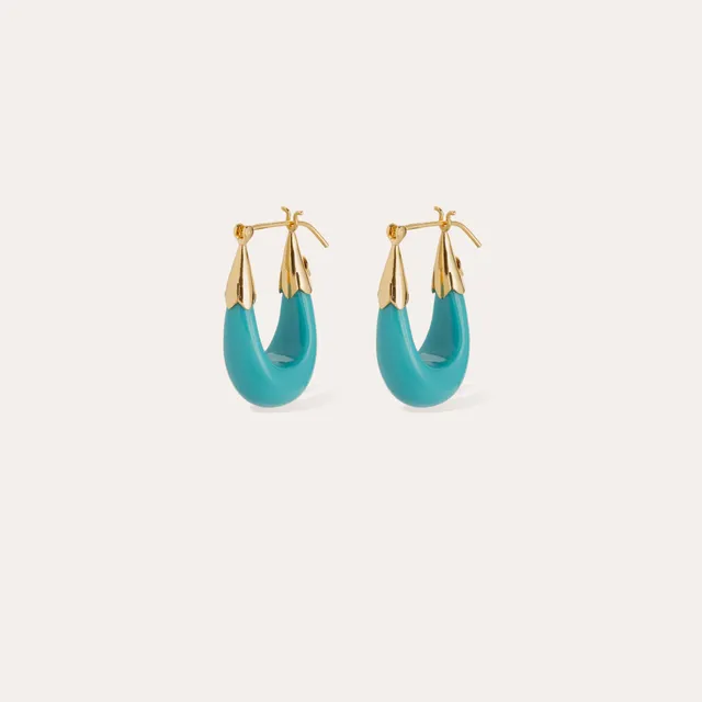 gas-bijoux-boucles-d-oreilles-ecume-petit-mod-le-ac-tate-turquoise image 1