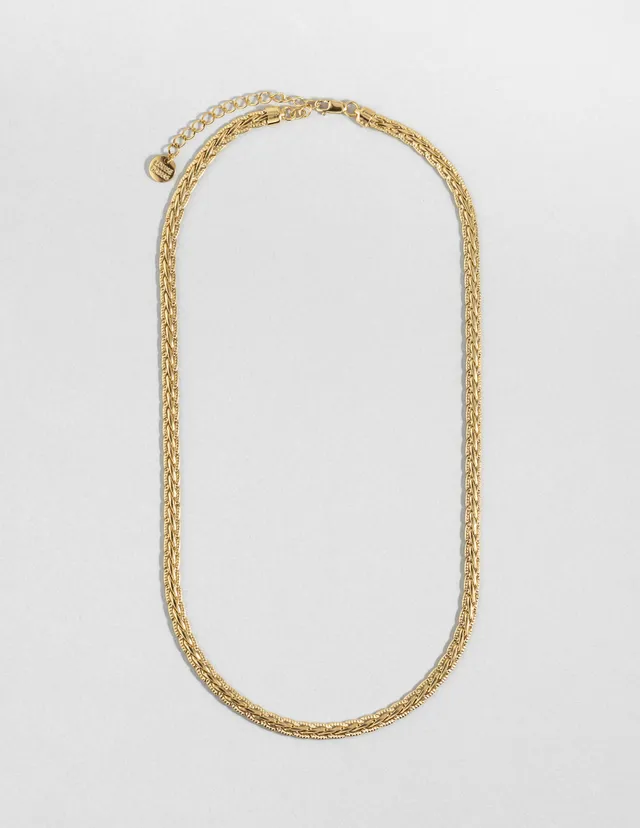 louise-damas-collier-la-tresse-maille-plate-tress-e-fini-cisel image 1
