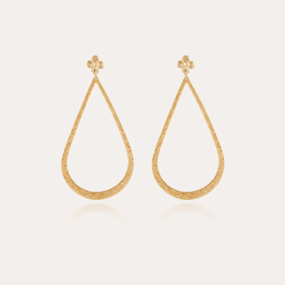 gas-bijoux-boucles-d-oreilles-bibi-dor-es-l-or-fin-goutte-martel-e-la-main image 1