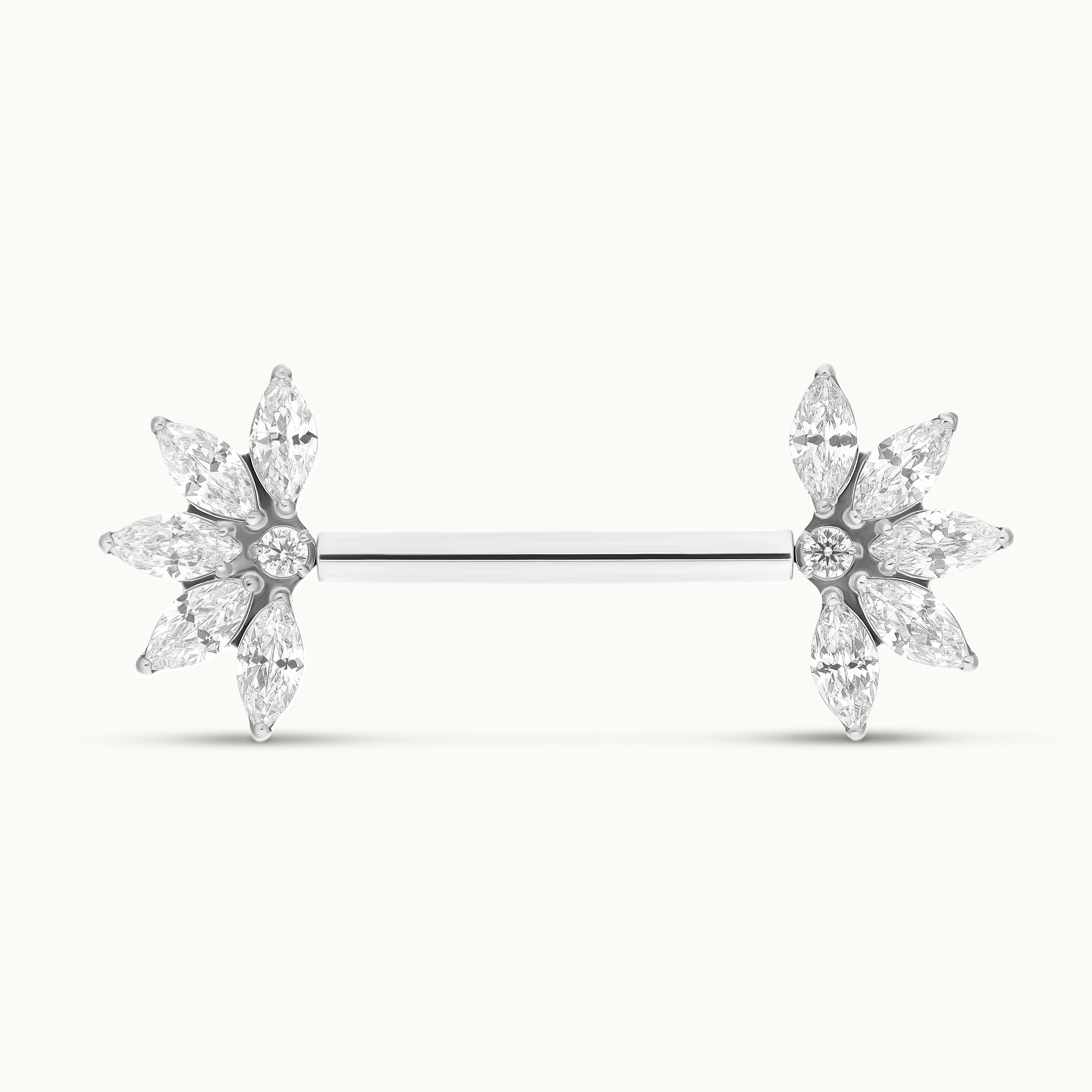 obsidian-piercing-baudelaire-piercing-t-ton-floral-zircon-en-titane-threadless image 2