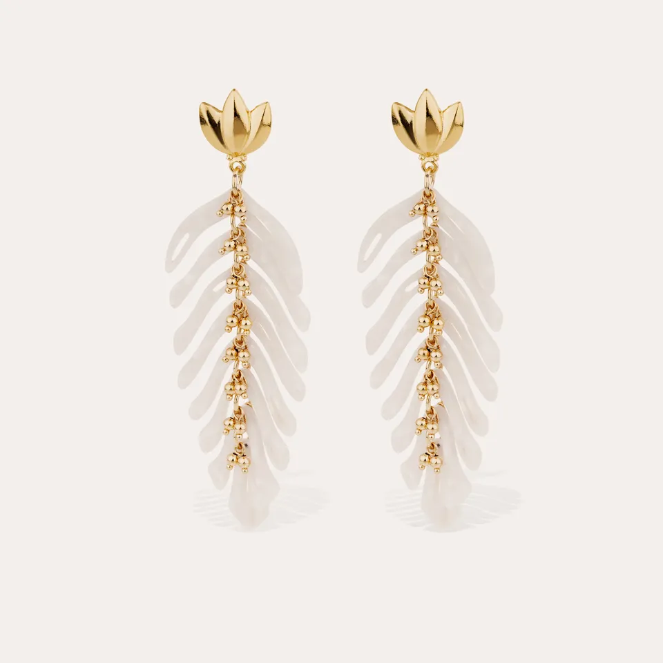gas-bijoux-boucles-d-oreilles-cavallo-ac-tate-ivoire-dor-es-l-or-fin-avec-perles image 1