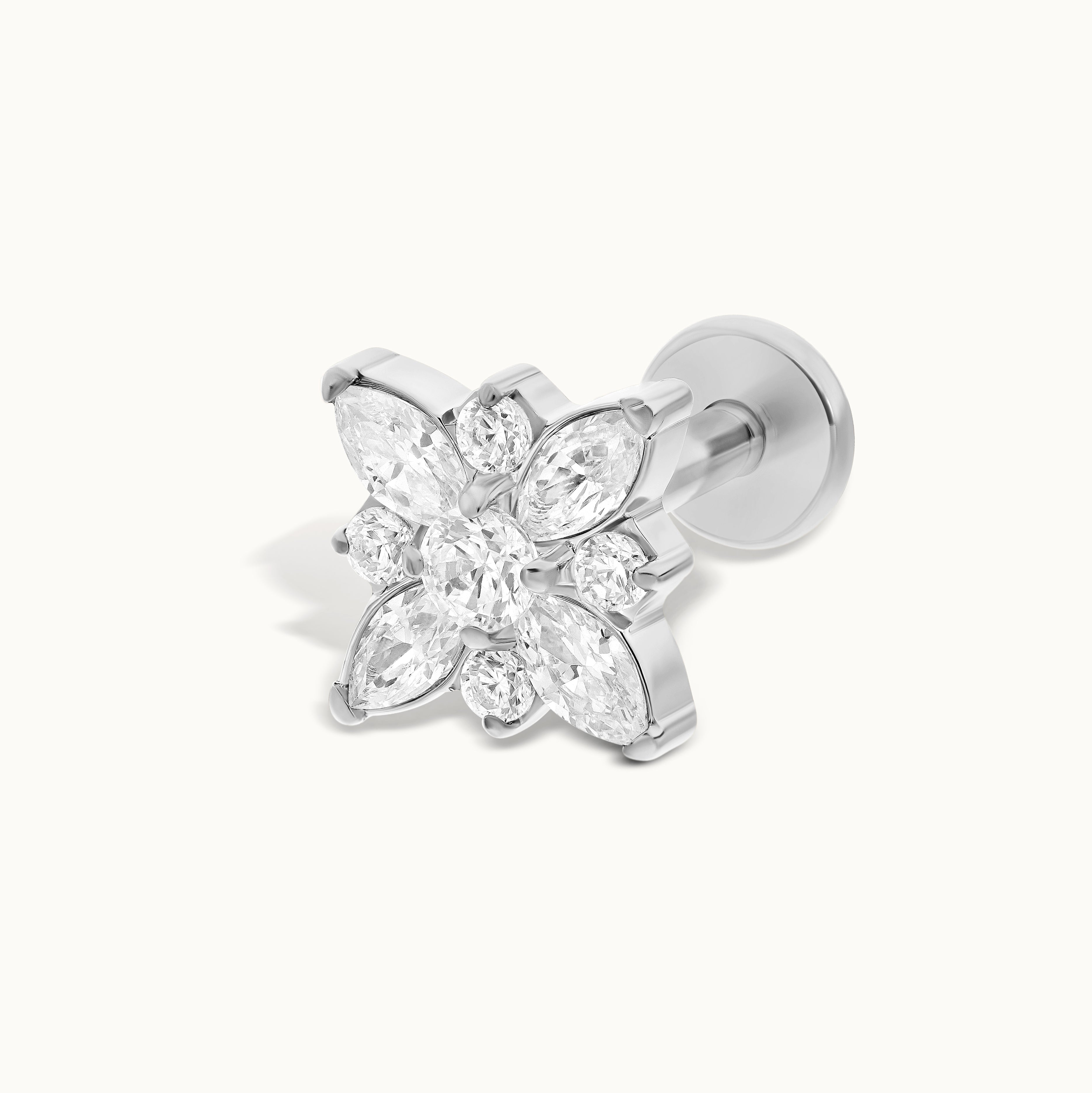 obsidian-piercing-myosotis-embout-piercing-titane-fleur-marquise image 2