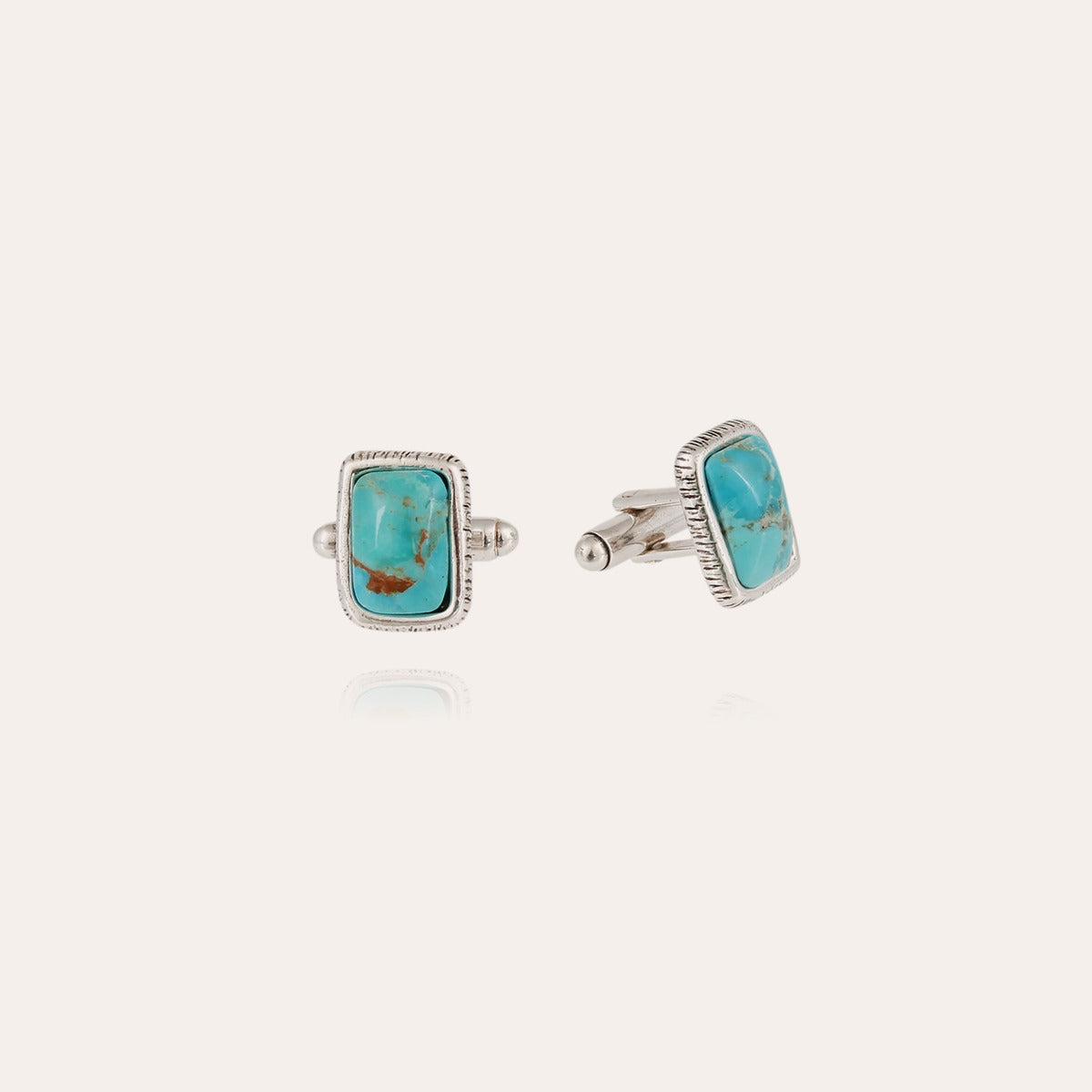gas-bijoux-boutons-de-manchette-totem-turquoise-argent-s-martel-s image 2