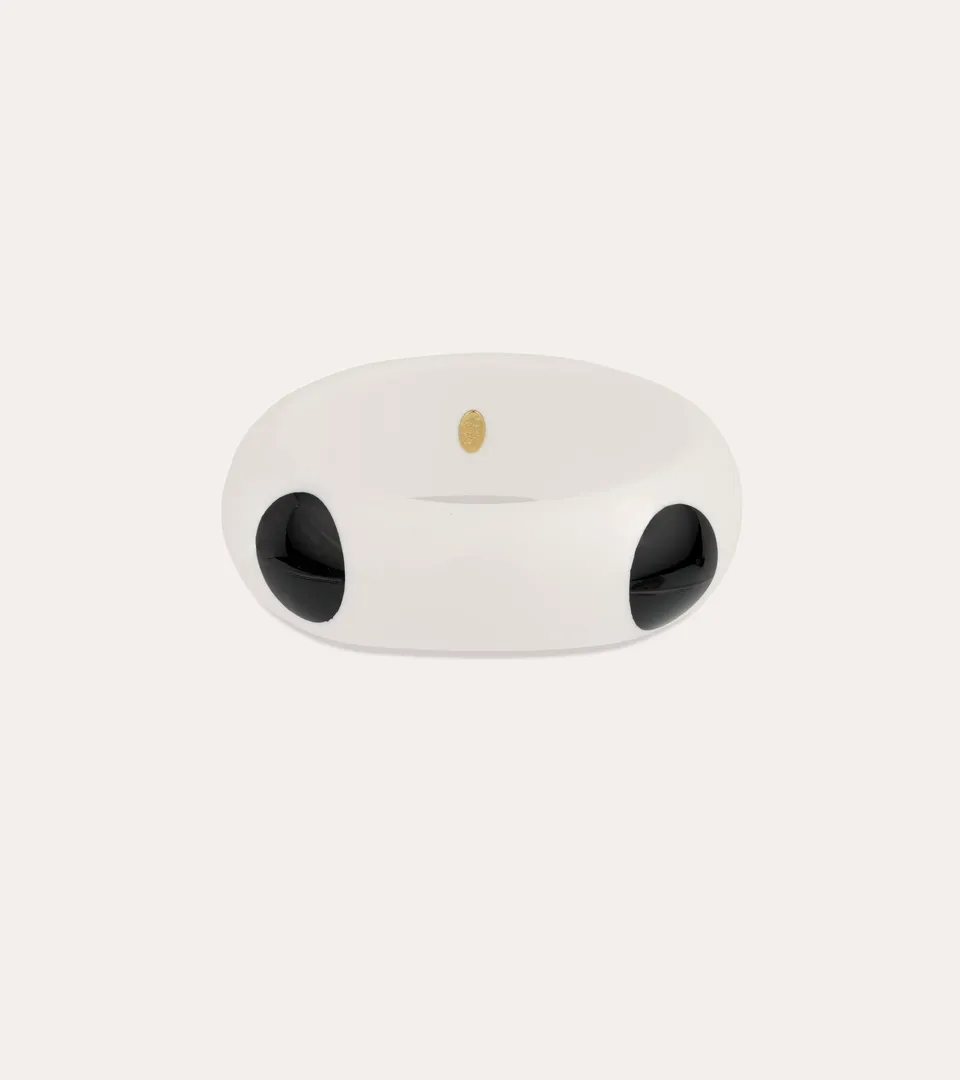 gas-bijoux-bracelet-cocci-jonc-ac-tate-blanc-noir-pois image 1