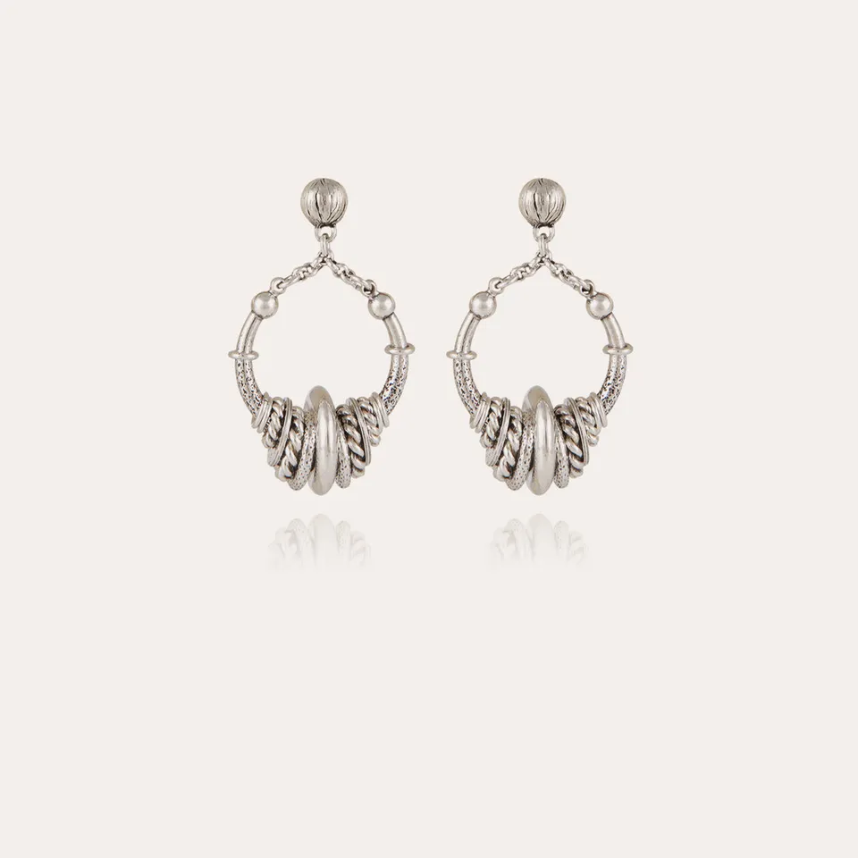 gas-bijoux-boucles-d-oreilles-maranzana-petit-mod-le-cascade-d-anneaux-argent-s- image 1