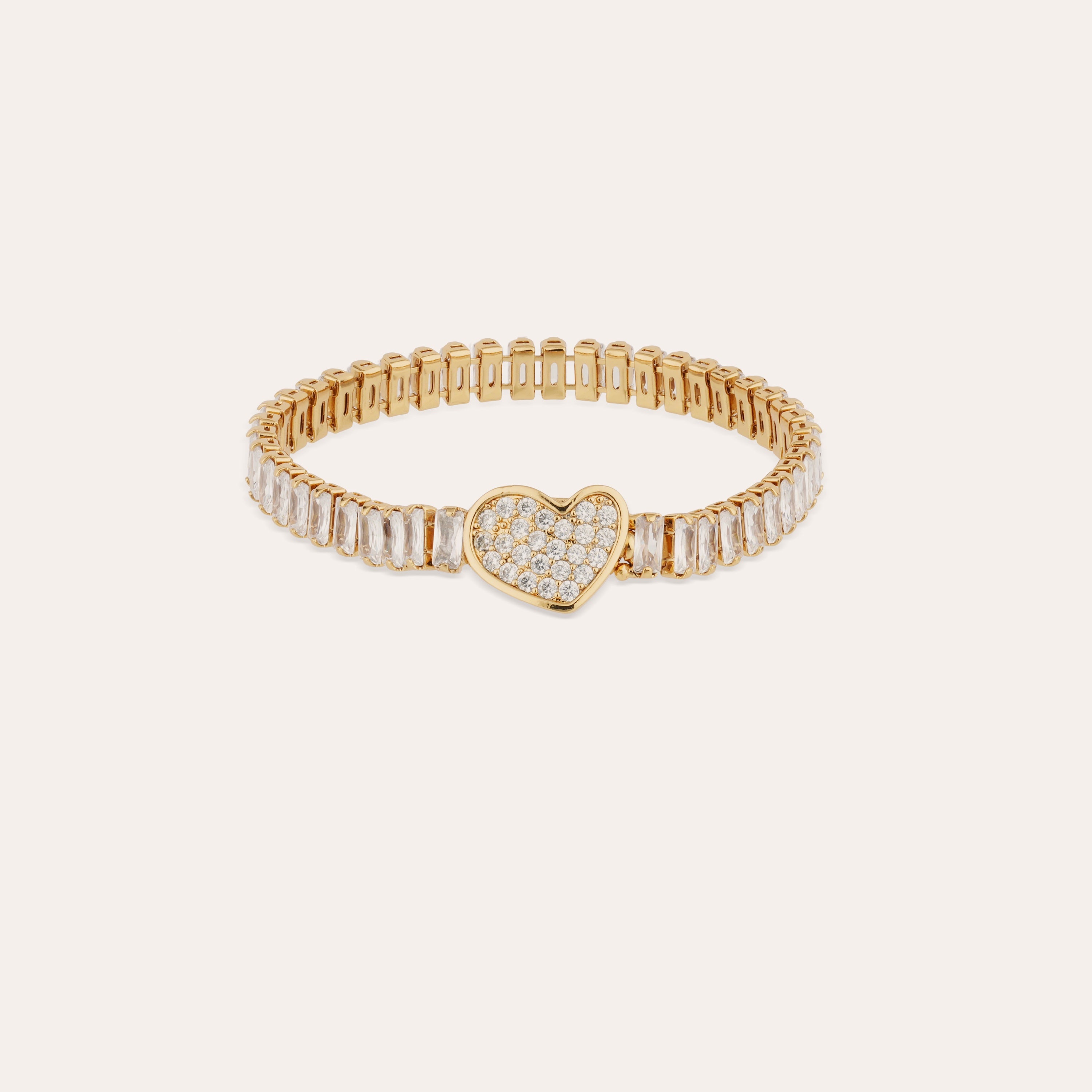 gas-bijoux-bracelet-coeur-paillette-dor-laiton-dor-l-or-fin-zircons-et-strass image 1