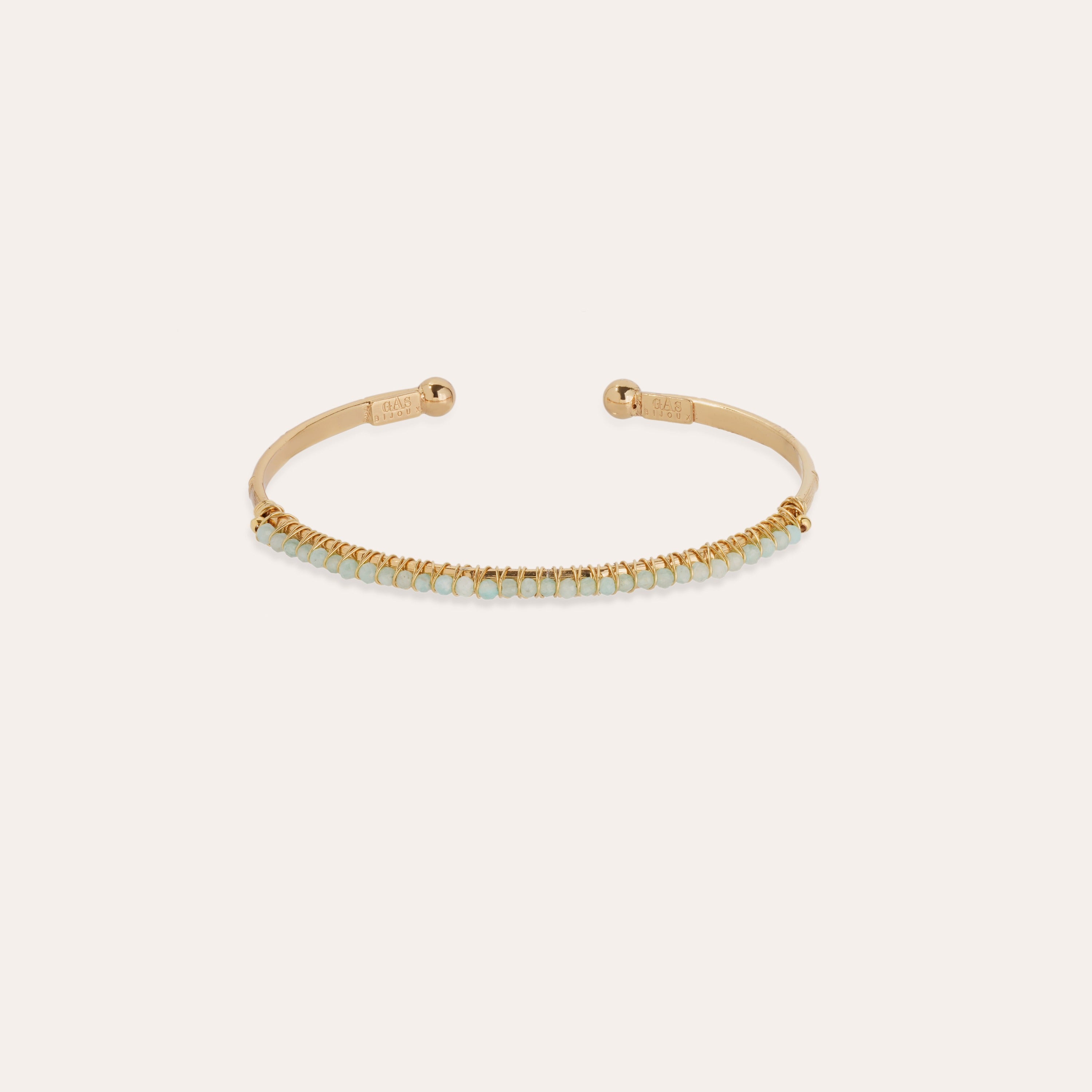 gas-bijoux-bracelet-lyre-jonc-petit-mod-le-dor-calcite-bleue image 1