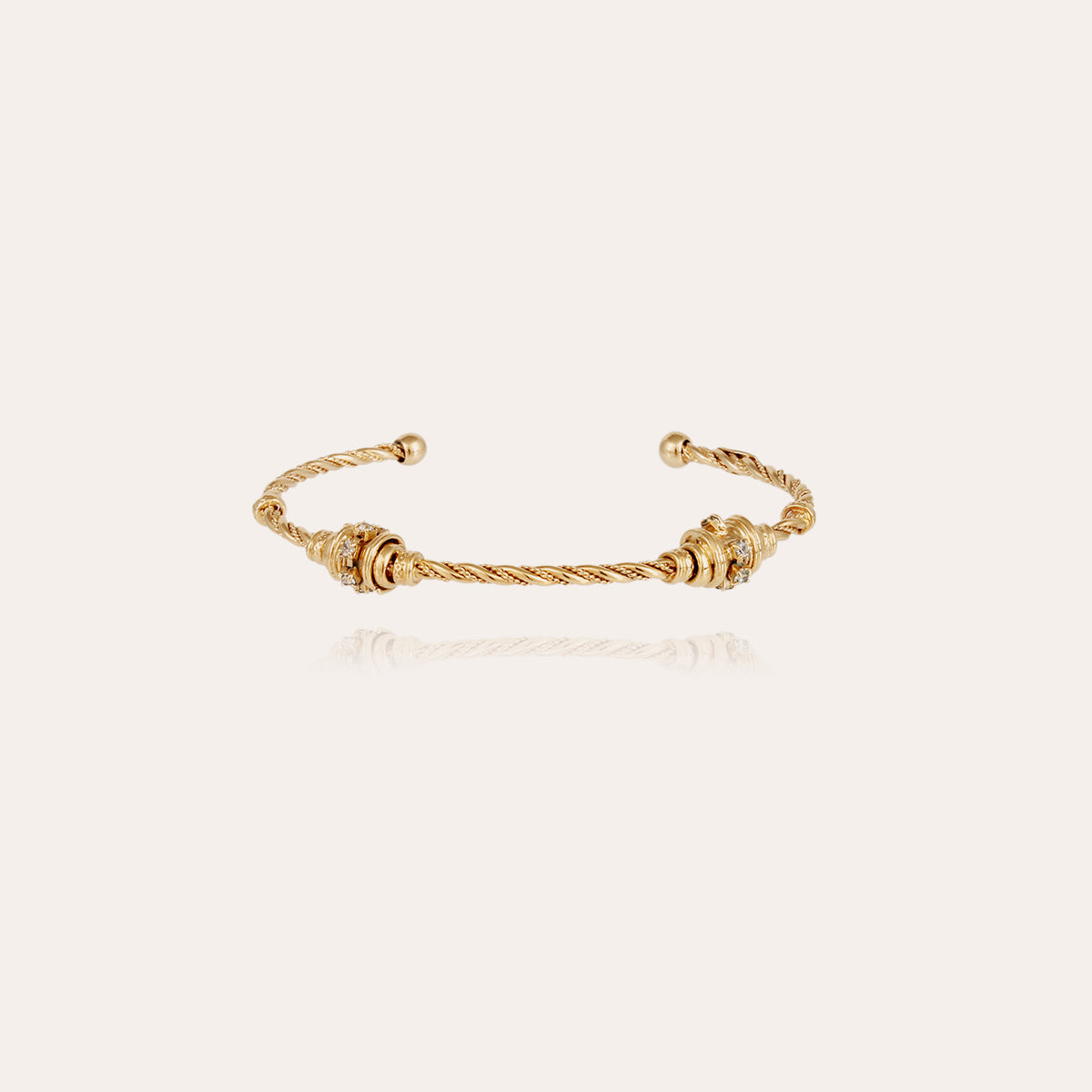 gas-bijoux-bracelet-jonc-torsade-strass-petit-mod-le-dor image 1