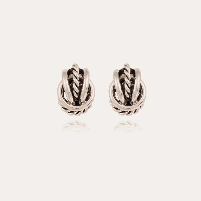 gas-bijoux-boucles-d-oreilles-lilou-argent-es-anneaux-lisses-et-torsad-s image 1