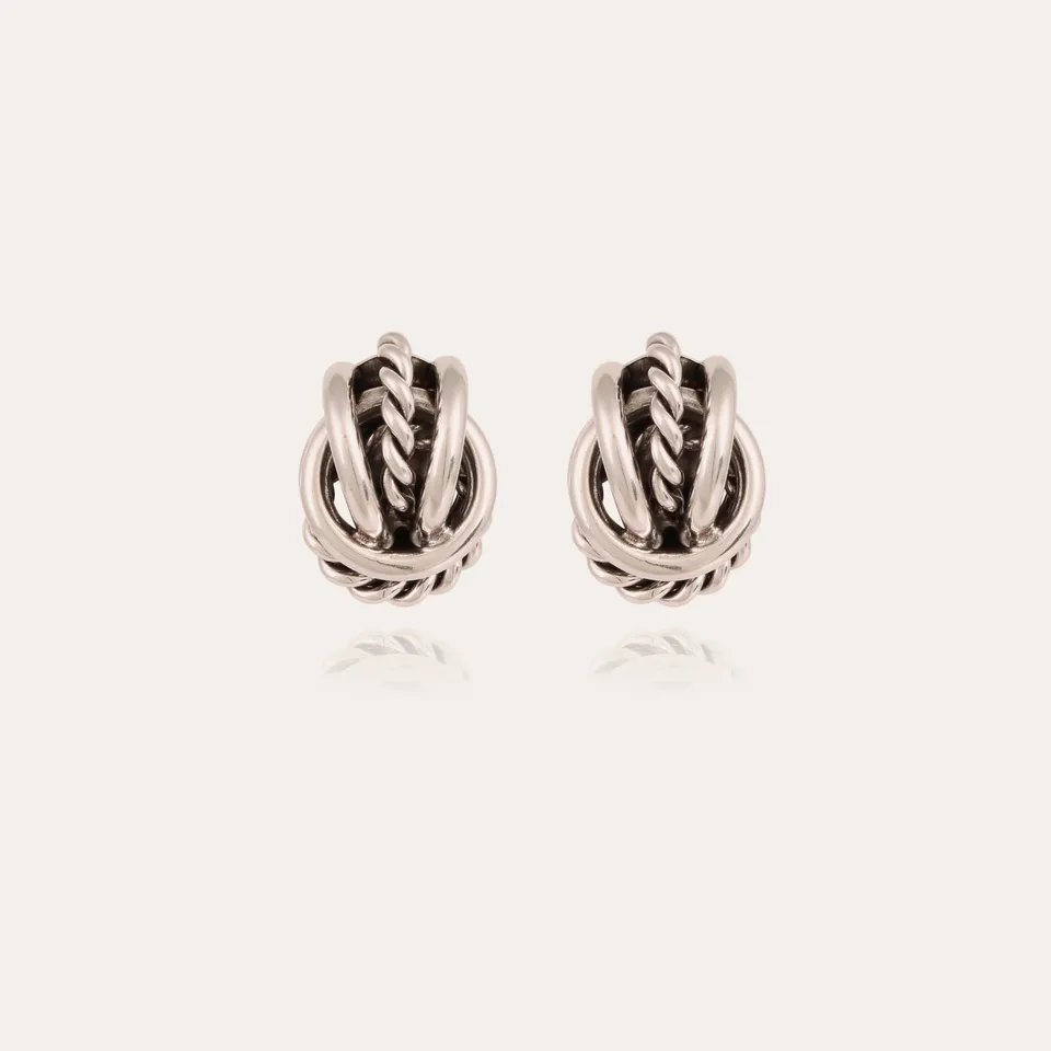 gas-bijoux-boucles-d-oreilles-lilou-argent-es-anneaux-lisses-et-torsad-s image 1