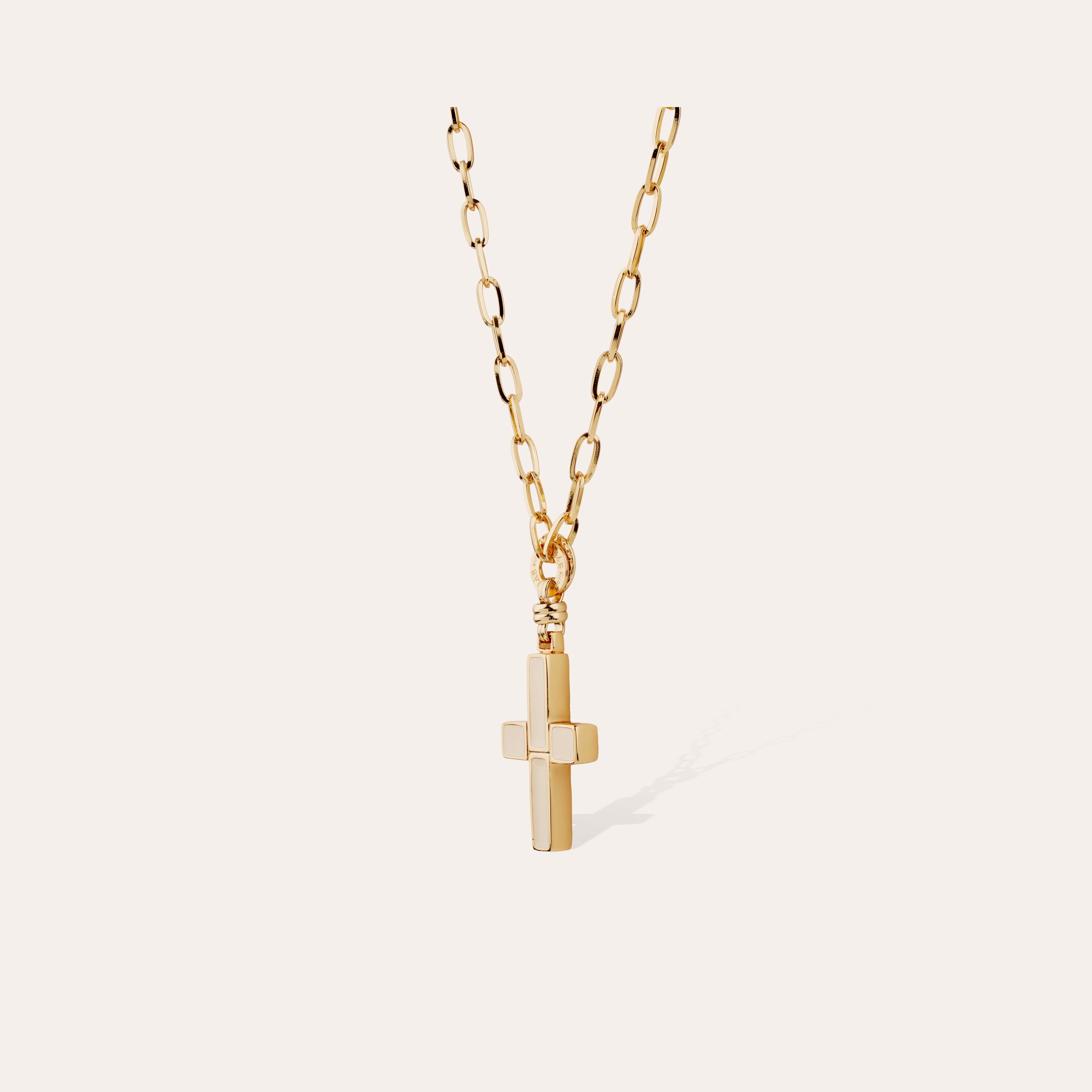 gas-bijoux-sautoir-croix-petit-mod-le-dor-l-or-fin-maill-main image 3