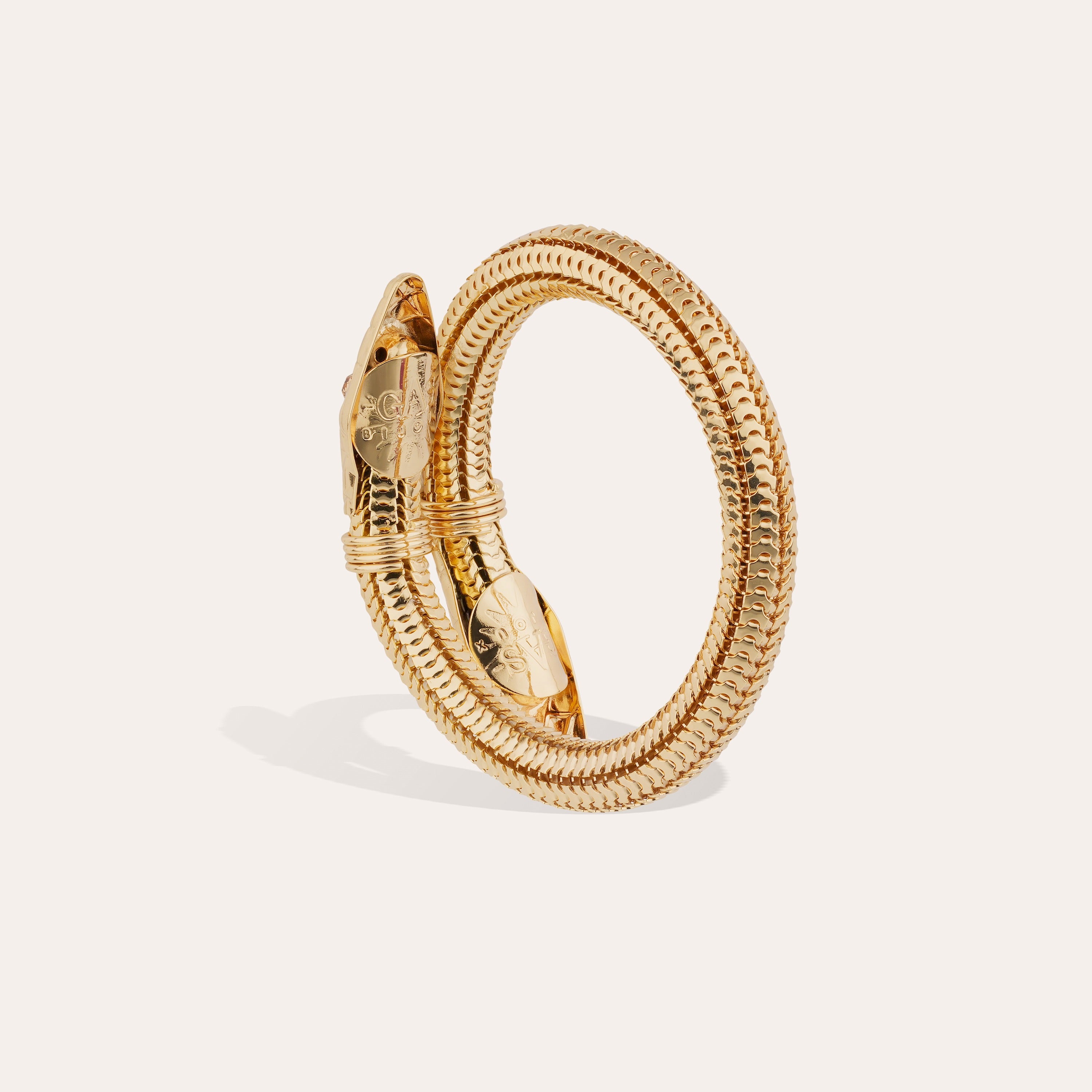 gas-bijoux-bracelet-cobra-bracelet-souple-dor-l-or-fin-t-tes-de-cobra-mail-et-st image 3