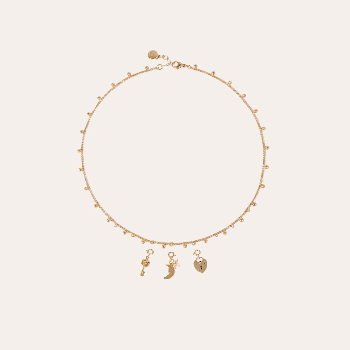 gas-bijoux-charms-pendentif-clef-strass-charm-dor-symbole image 3