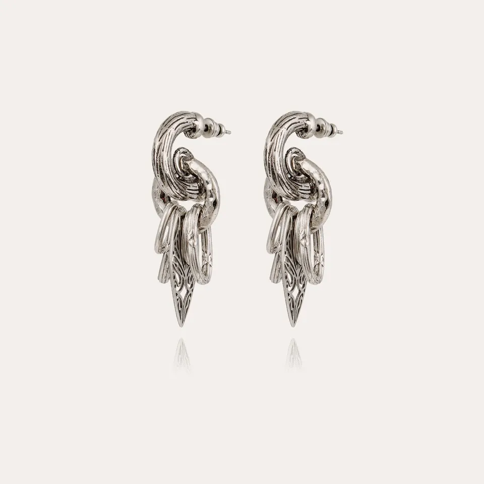 gas-bijoux-boucles-d-oreilles-lizza-argent-es-anneaux-multiples-et-pampille-fili image 1
