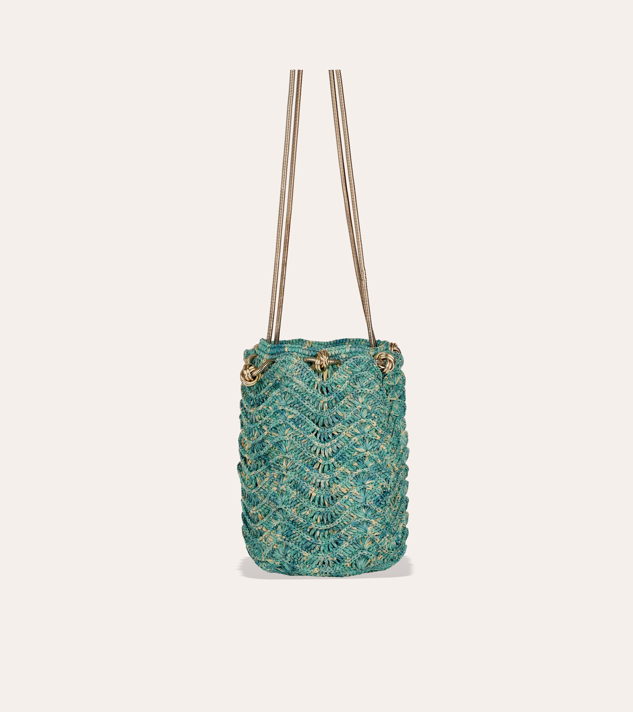 gas-bijoux-sac-bourse-palmiers-turquoise-raphia-avec-cha-ne-dor-e image 3