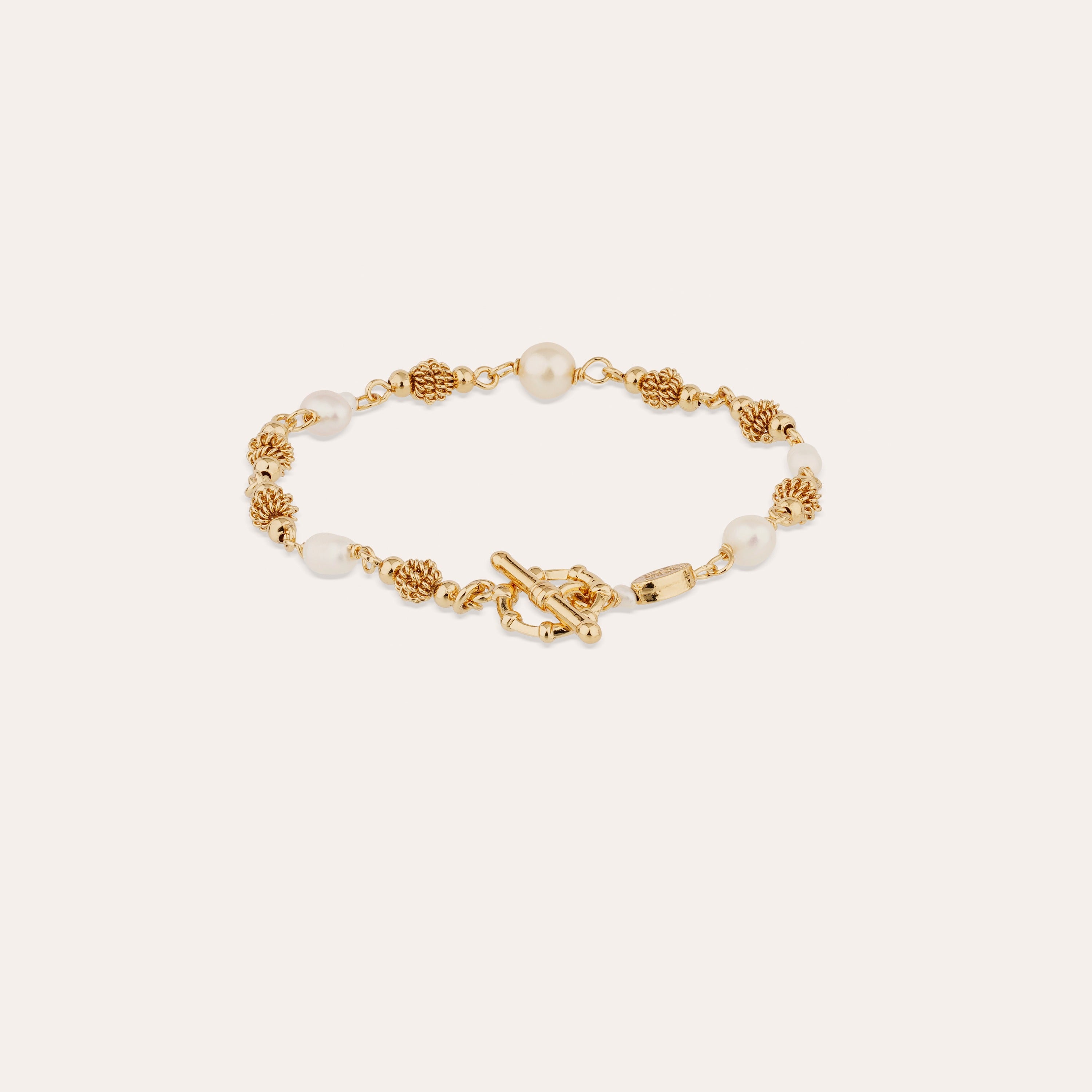 gas-bijoux-bracelet-rosario-nacre-blanche-et-perles-dor-es image 1