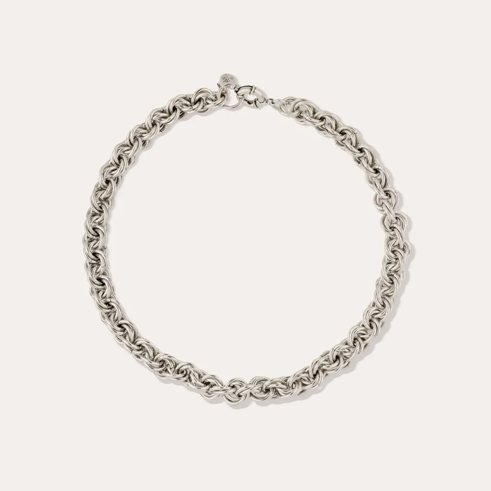 gas-bijoux-collier-maille-rond-entrecrois-argent-45-5-cm image 1