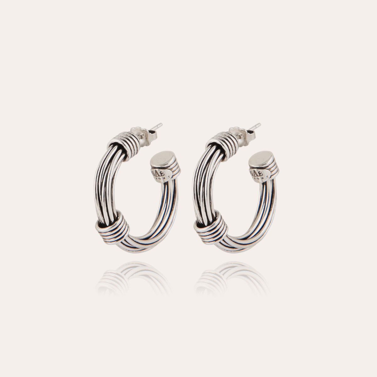 gas-bijoux-boucles-d-oreilles-cr-oles-ariane-petit-mod-le-argent-es image 1