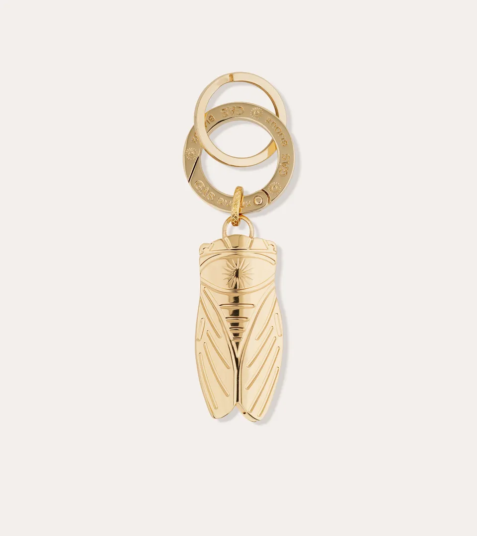 gas-bijoux-porte-cl-s-cigale-grand-mod-le-charms-de-sac-laiton-dor-or-fin image 1