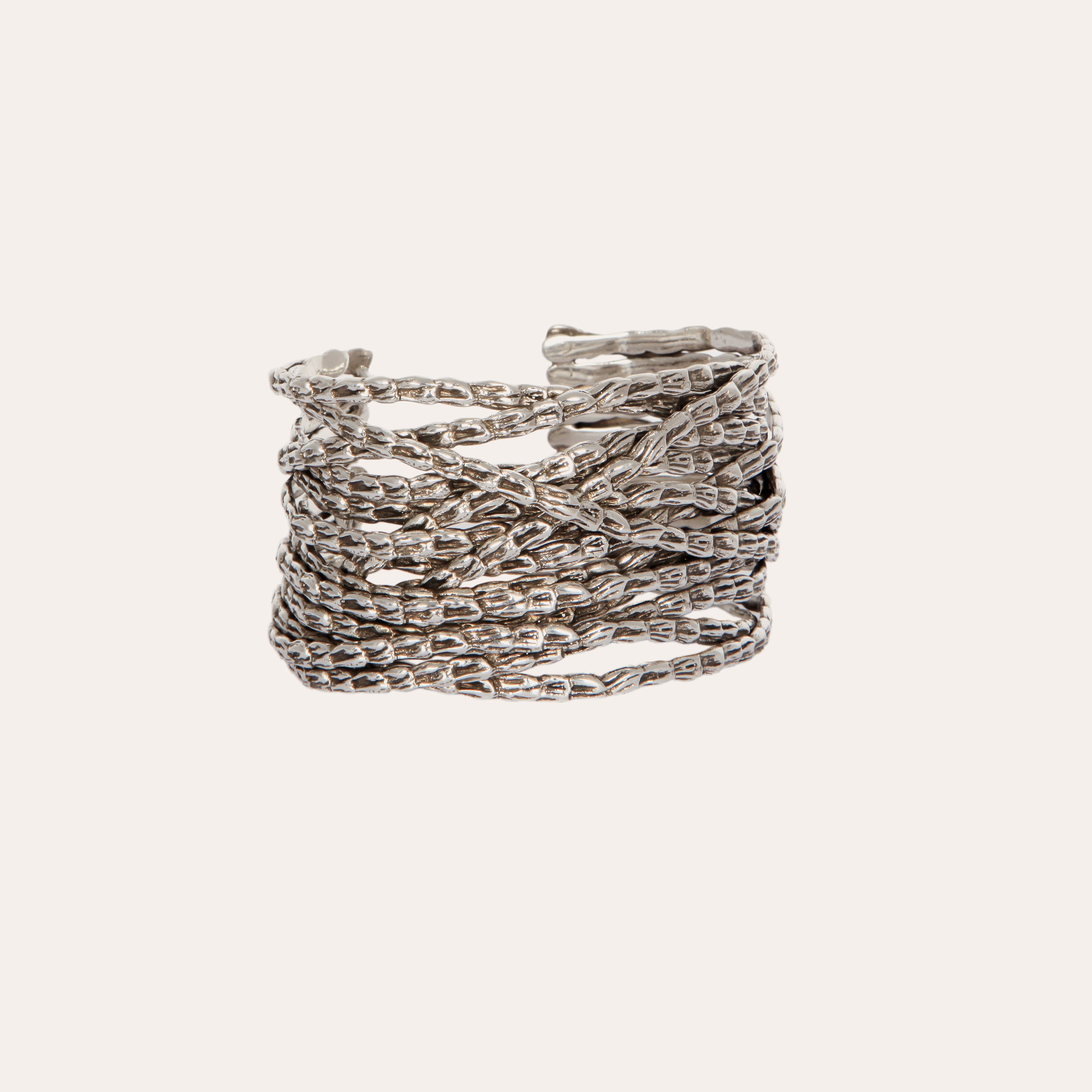 gas-bijoux-bracelet-manchette-liane-argent image 1