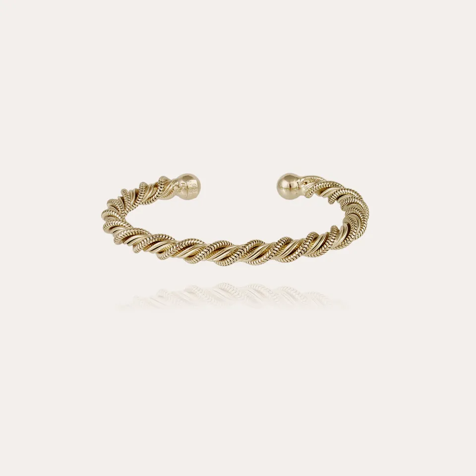 gas-bijoux-bracelet-torride-large-dor-bracelet-torsad-taille-ajustable image 1