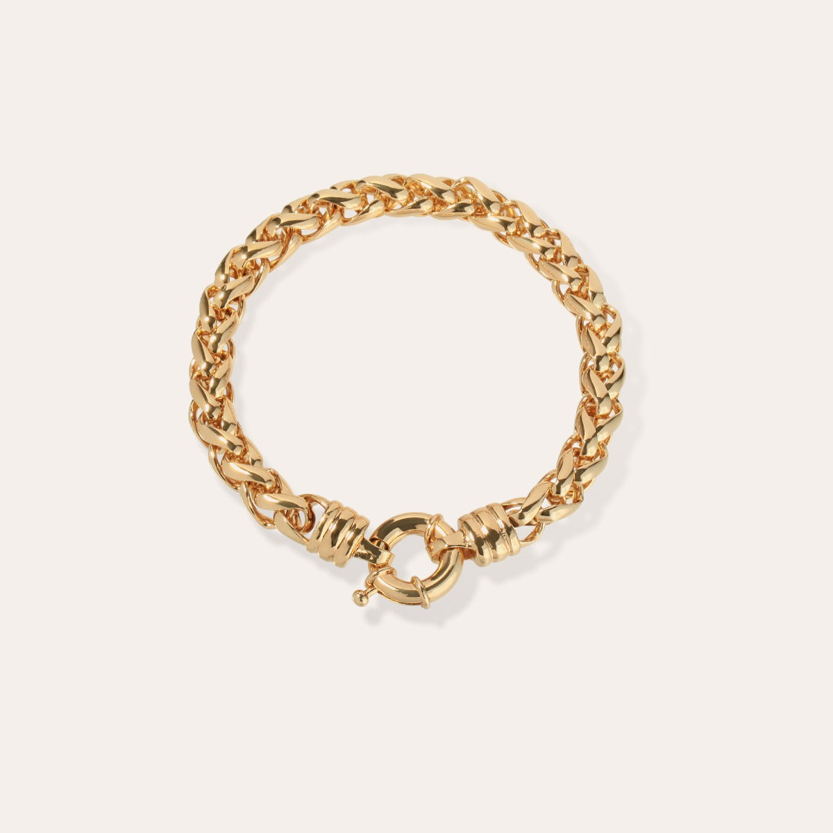 gas-bijoux-bracelet-alex-dor-l-or-fin-large-cha-ne-ronde-maillons image 2