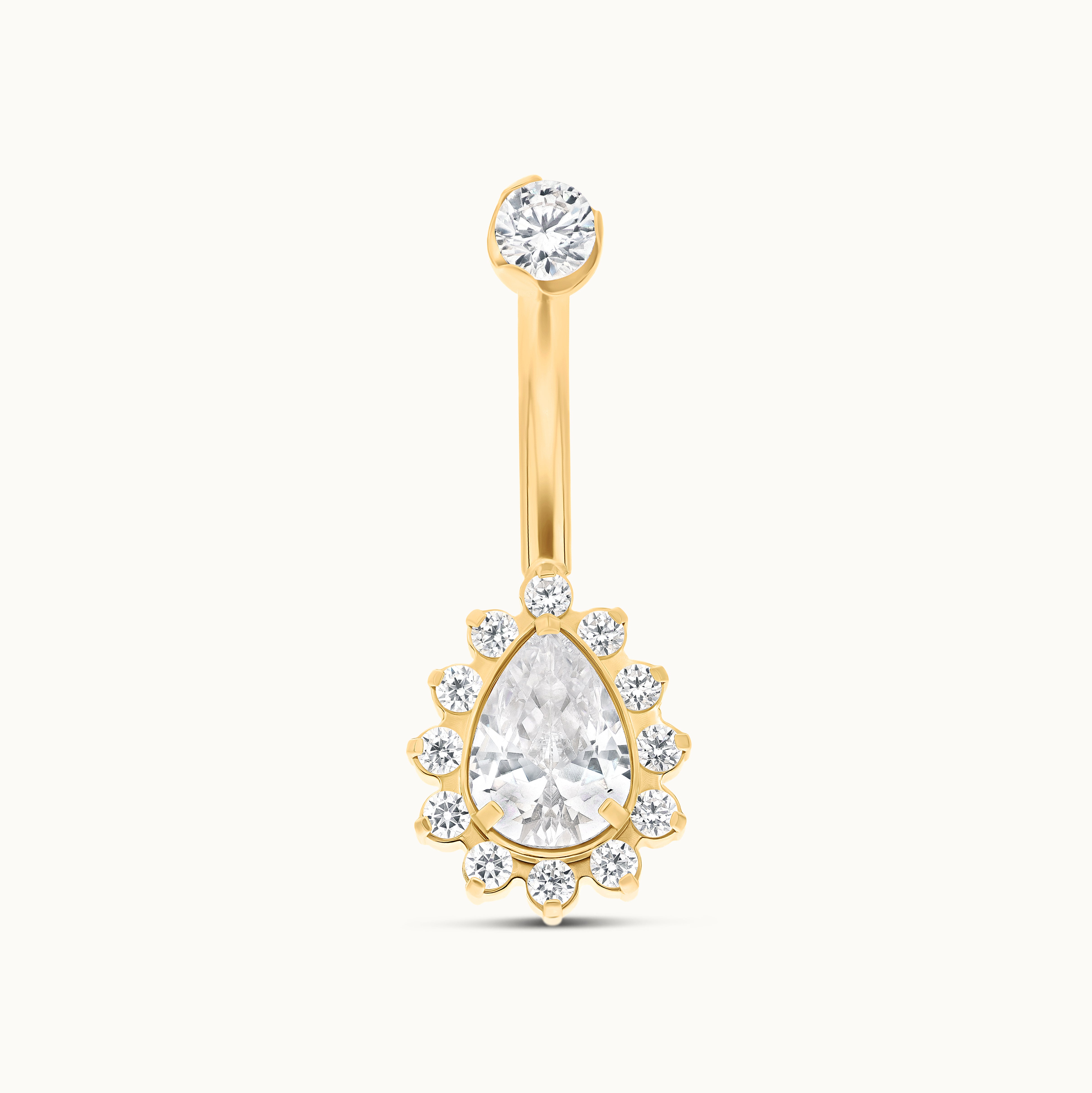 obsidian-piercing-athena-piercing-de-nombril-cristal-goutte-et-halo-de-zircons-t image 1