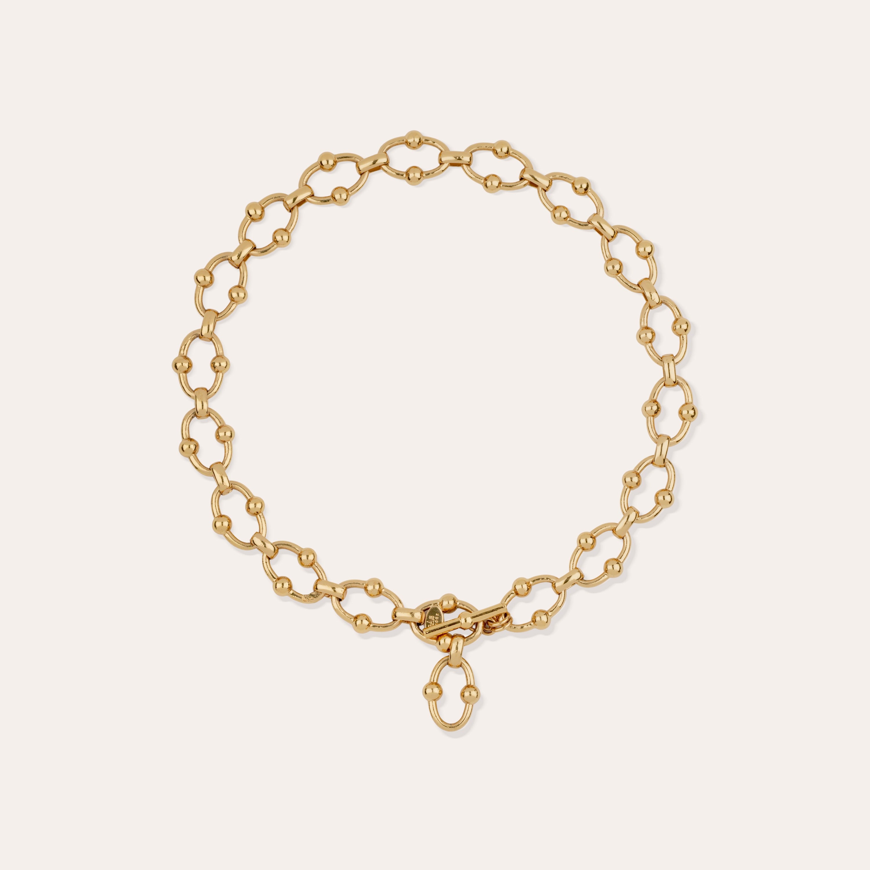 gas-bijoux-rivage-mini-collier-cha-ne-dor-sculptural-fermoir-barrette-compatible image 1