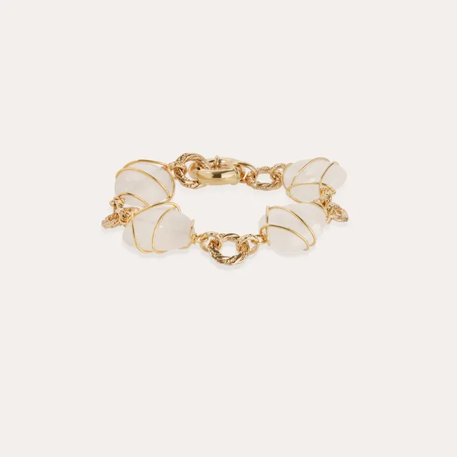 gas-bijoux-bracelet-rainbow-multi-dor-cristal-de-roche image 1