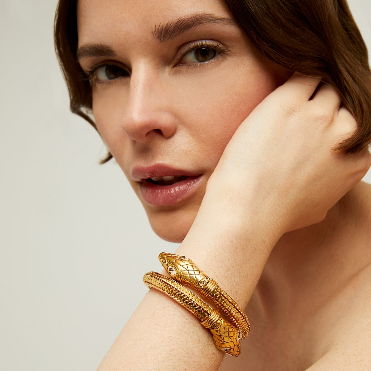 gas-bijoux-bracelet-cobra-bracelet-souple-dor-l-or-fin-t-tes-de-cobra-mail-et-st image 2