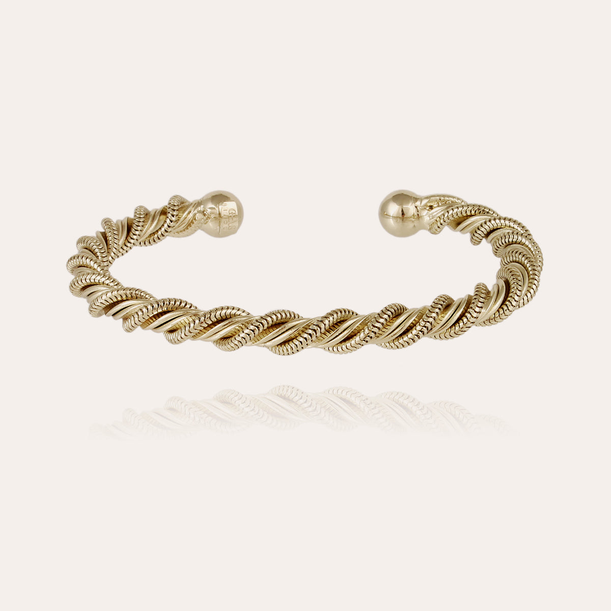 gas-bijoux-bracelet-torride-large-dor-bracelet-torsad-taille-ajustable image 2