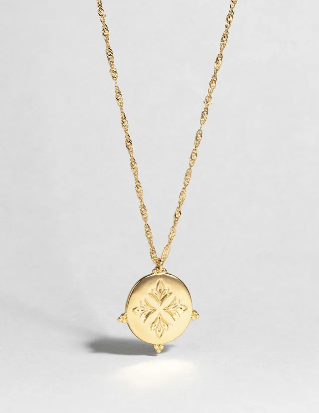 louise-damas-collier-le-sceau-m-daille-v-g-tale-cha-ne-torsad-e image 1